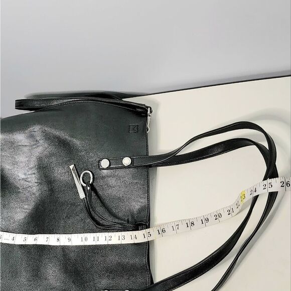 Calvin Klein shoulder tote purse handbag black with small tote inside NWOT - Picture 5 of 7